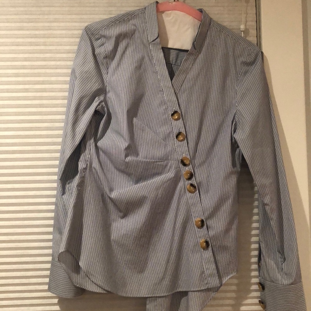 Tibi size 6 blouse asymmetric - never worn